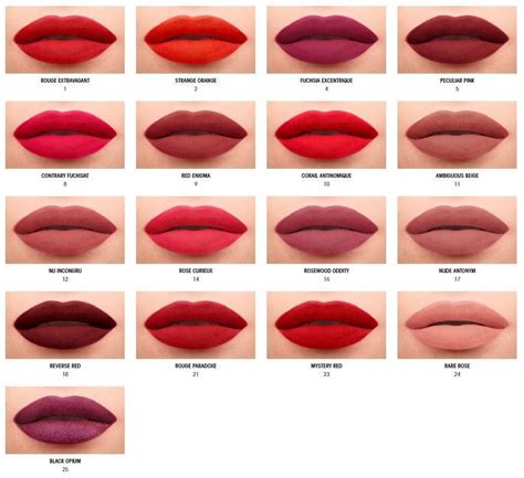 ysl lipstick shades.